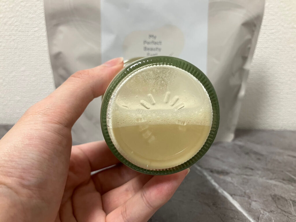 私の完全美容食の溶けやすさ