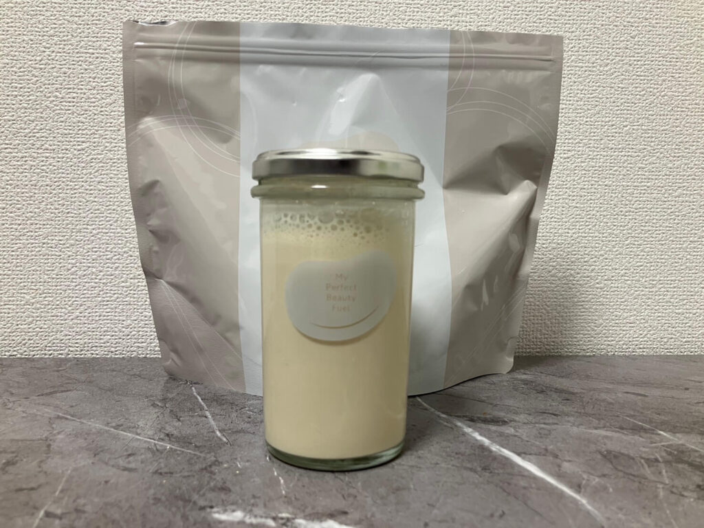 私の完全美容食：牛乳で溶かしたバージョン