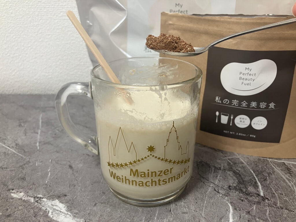 深入り黒豆フレーバーを入れると美味しい