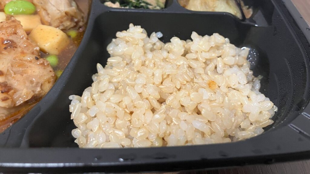 お米は硬くなく美味しい