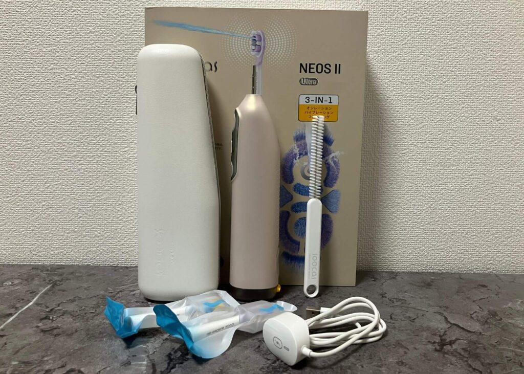 NEOS II Ultraの梱包品一覧