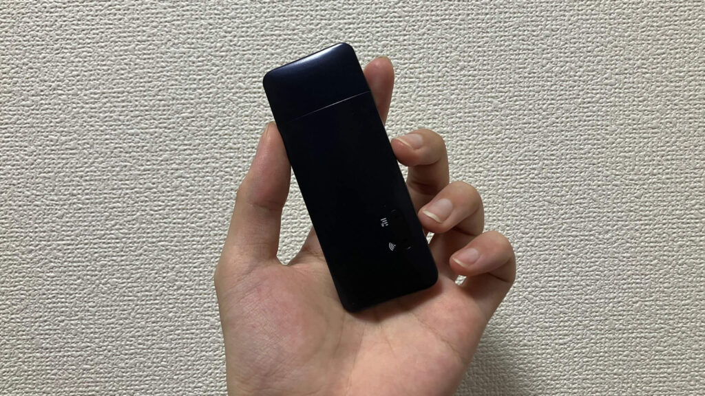 手に収まるサイズ感