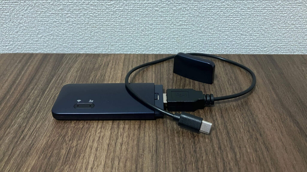 USB Type-Cポートから給電することも可能