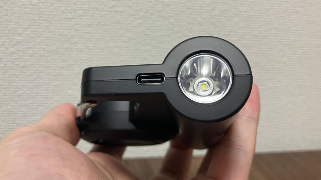 LEDライトも搭載