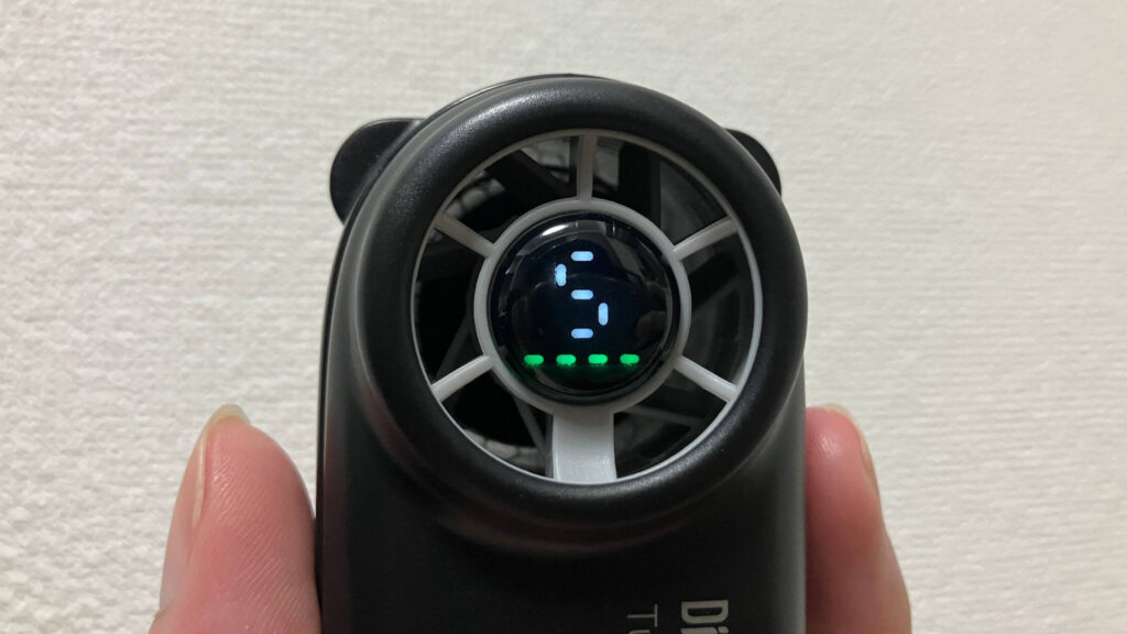 「5」が最大風量