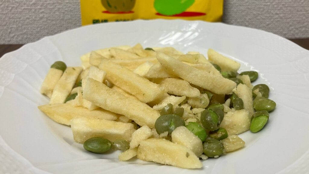 殿様のだだちゃ豆ポテトの中身全体