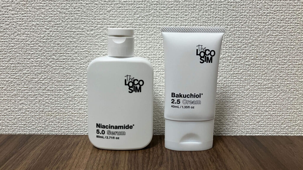 NAセラム（左）とBKクリーム（右）