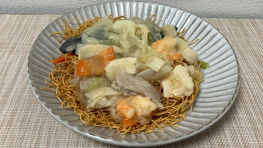 Z'sMENUレビュー①:海鮮皿うどん