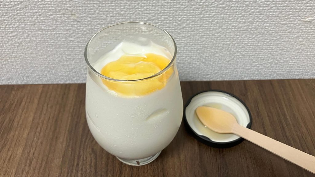 レビュー②：ヨーグルトにかけて食べる