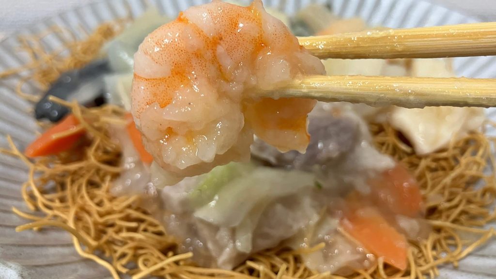 えび・いか・帆立などの海鮮は臭みがなく、プリプリとした食感