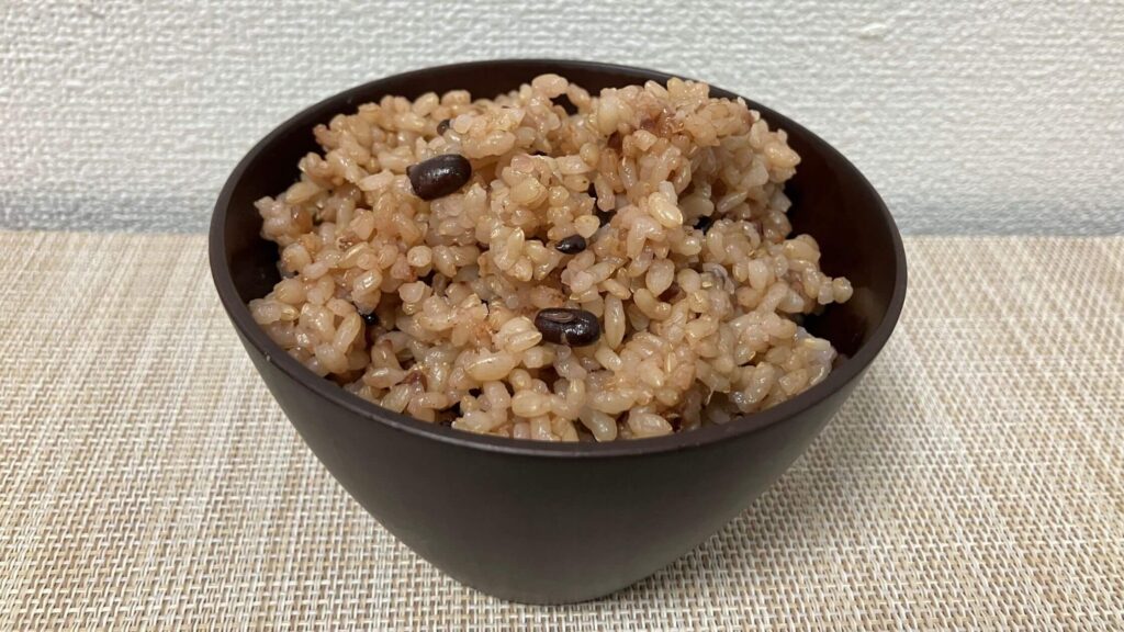 3日目:甘みが増しもちもちの赤飯っぽい味に