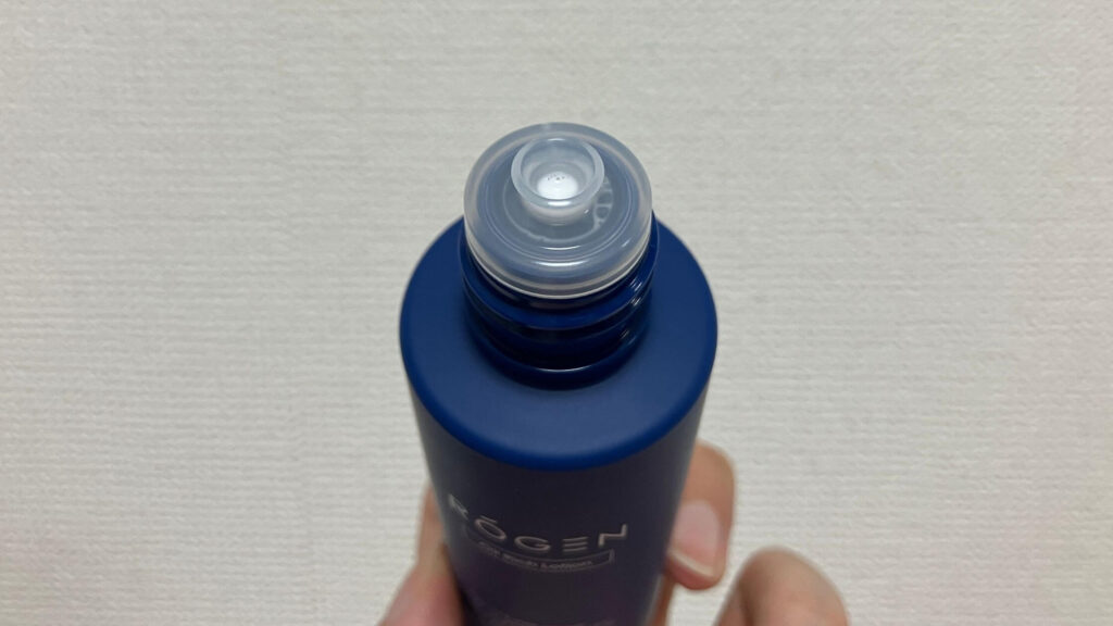 こんな感じで液体が出てくる
