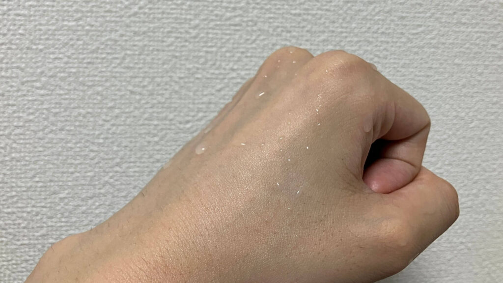 水をかけても問題なし