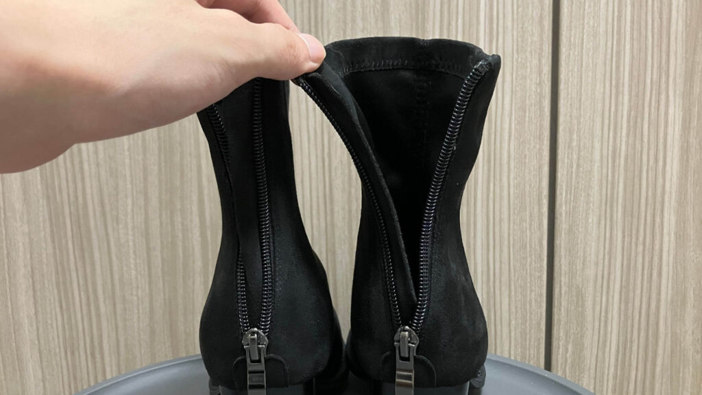 ジッパー部分はこんな感じ
