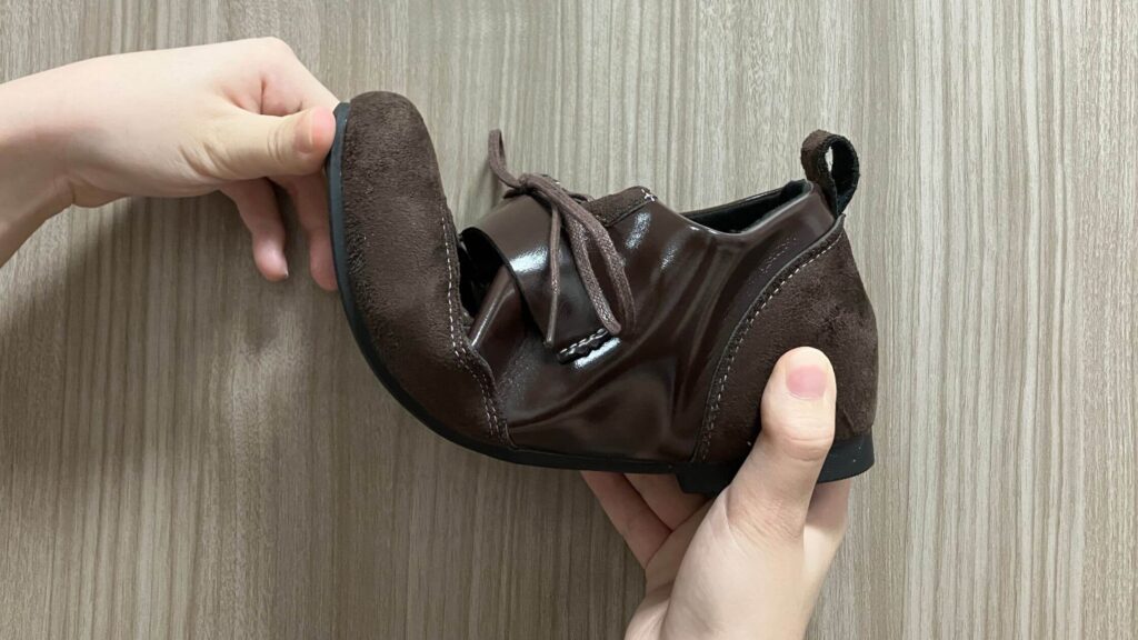 靴自体が非常に柔らかい